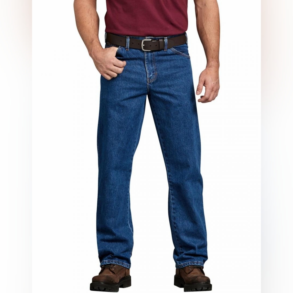 34×30 Dickies Mens Blue Jeans